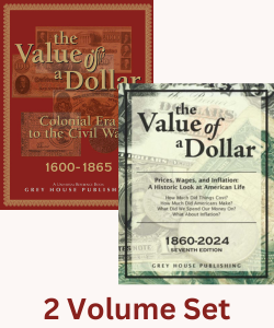 The Value of a Dollar - Two Volume Set