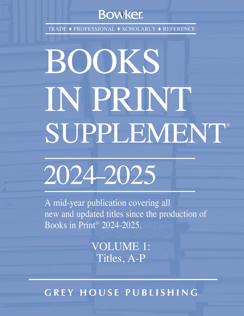 Books In Print Supplement - 3 Volume Set, 2024/2025