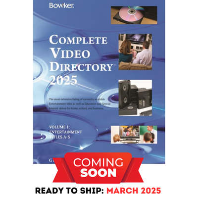 Bowker's Complete Video Directory - 4 Volume Set, 2025