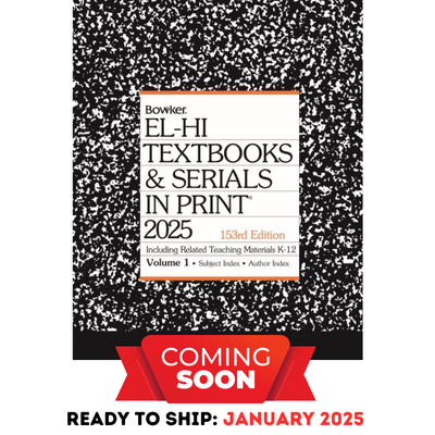 El-Hi Textbooks & Serials in Print - 2 Volume Set, 2025