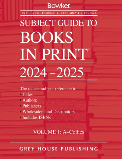 Subject Guide to Books in Print - 6 Volume Set, 2024/2025