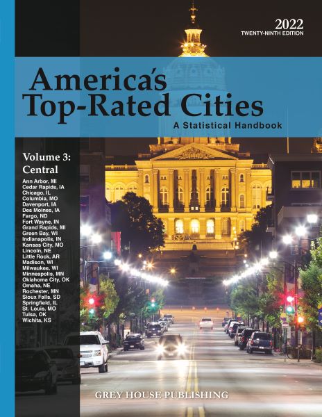 America's Top-Rated Cities, Vol. 3 Central, 2022